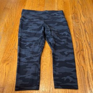 Athleta Black and Gray Leggings for Active Comfort